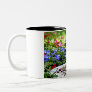 Caneca De Café Em Dois Tons Bonita natureza com brilho