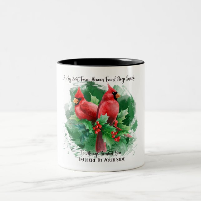Caneca De Café Em Dois Tons Bonito Cardeal Vermelho/Café Bereavement De Dois T (Centro)