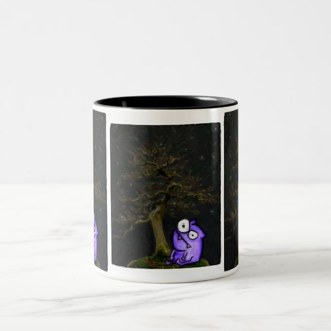 Caneca De Café Em Dois Tons Bonsai e a Besta (Centro)