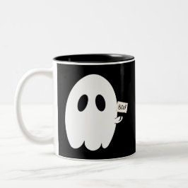 Caneca De Café Em Dois Tons Boo Bonito! Ghostie