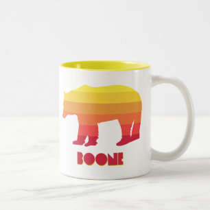 Caneca De Café Em Dois Tons Boone North Carolina Rainbow Bear
