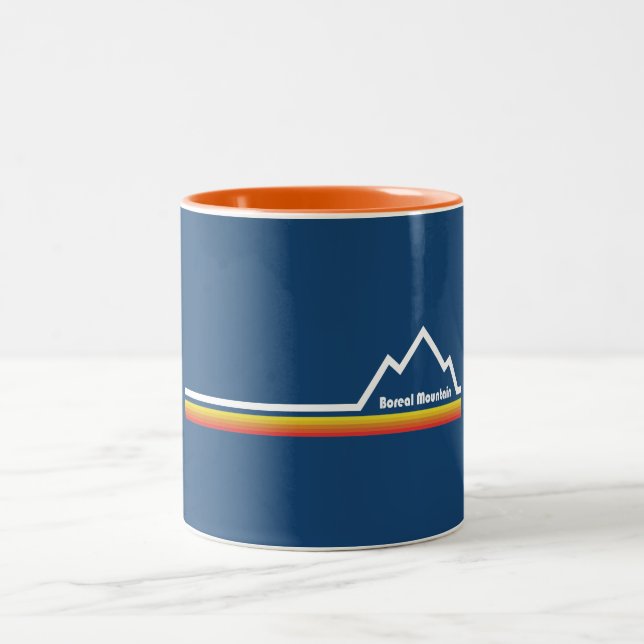 Caneca De Café Em Dois Tons Boreal Mountain California (Centro)