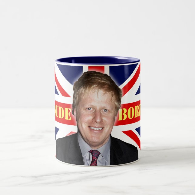 Caneca De Café Em Dois Tons Boris Johnson DUDE (Centro)