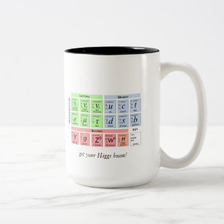 Caneca De Café Em Dois Tons Boson v1b de Higgs