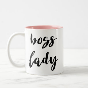 Caneca De Café Em Dois Tons Boss Lady Mug