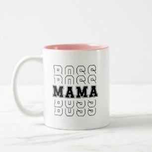 Caneca De Café Em Dois Tons Boss Mama Mug