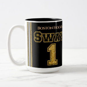 Caneca De Café Em Dois Tons Boston Hockey Sway 1