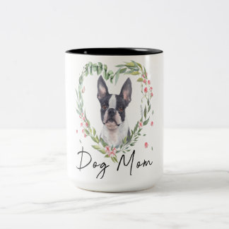 Caneca De Café Em Dois Tons Boston Terrier Mug Tumbler | Presentes De Mug | So