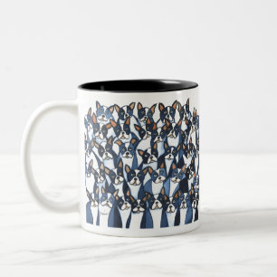 Caneca De Café Em Dois Tons Boston Terriers