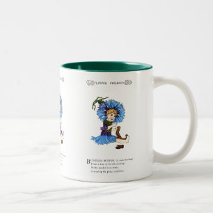 Caneca De Café Em Dois Tons Botão solteiro