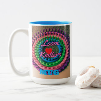 Caneca De Café Em Dois Tons Botões de Loom