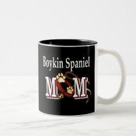 Caneca De Café Em Dois Tons Boykin Spaniel Dog MOM
