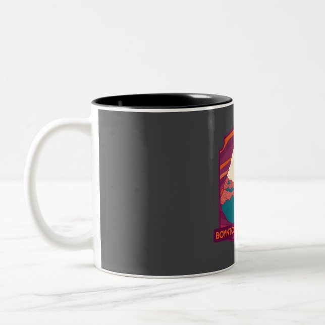 Caneca De Café Em Dois Tons Boynton Canyon Rastreador � Arizona (Esquerda)