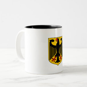 Caneca De Café Em Dois Tons brasão de armas símbolo emblema águia da Alemanha