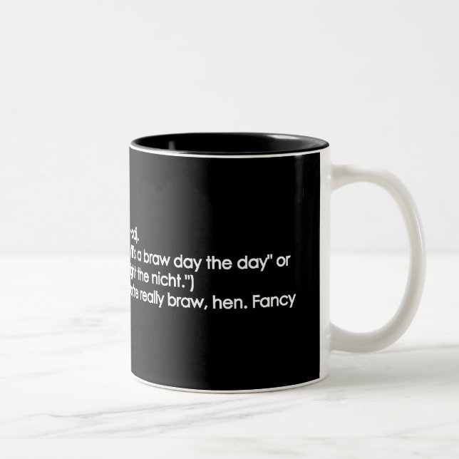 Caneca De Café Em Dois Tons Braw (Direita)