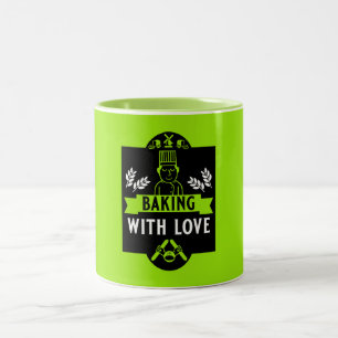 Caneca De Café Em Dois Tons Bread Baker