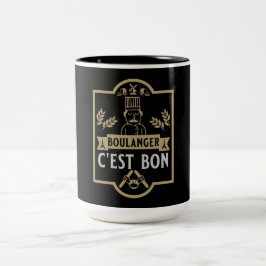 Caneca De Café Em Dois Tons Bread Baker
