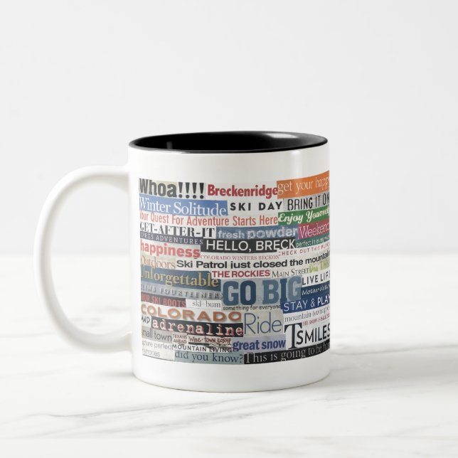 Caneca De Café Em Dois Tons Breckenridge Coolage (Esquerda)