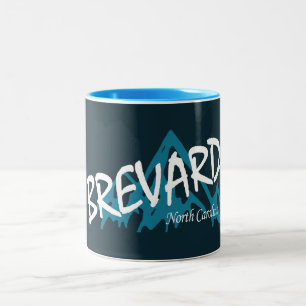 Caneca De Café Em Dois Tons Brevard North Carolina Mounates