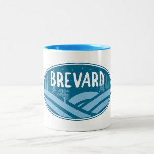 Caneca De Café Em Dois Tons Brevard North Carolina no Exterior