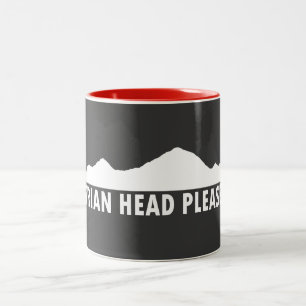 Caneca De Café Em Dois Tons Brian Head Utah Por Favor