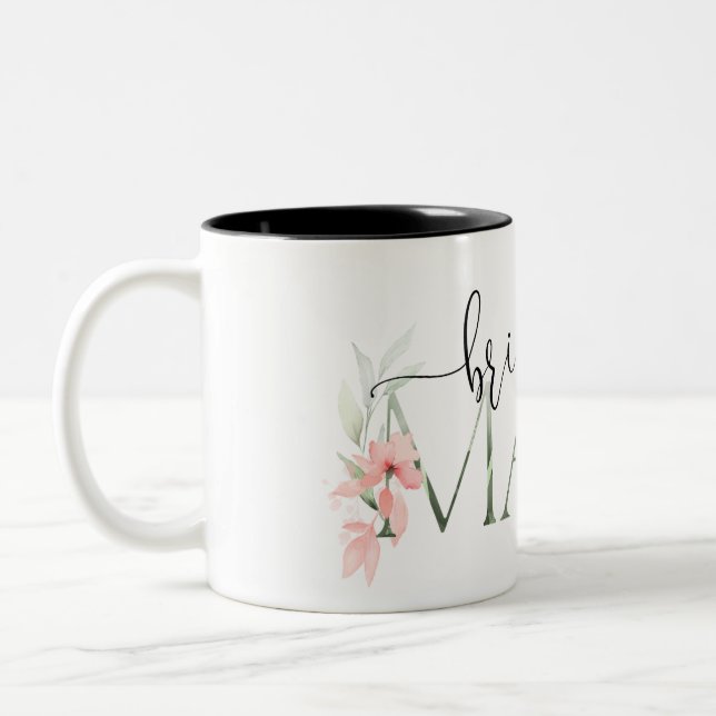 Caneca De Café Em Dois Tons Bridesmaid Gift Festa de casamento Gifts Bridesmai (Esquerda)