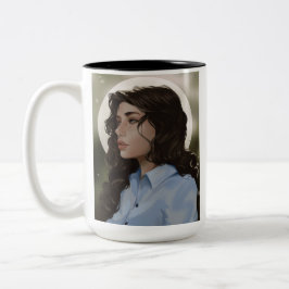 Caneca De Café Em Dois Tons Brielle Character Mug