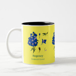 Caneca De Café Em Dois Tons Bright yellow mug bluebonnets Regência Romance