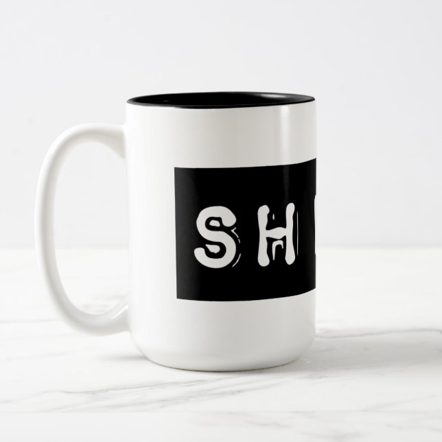 Caneca De Café Em Dois Tons Brilhante! (Esquerda)