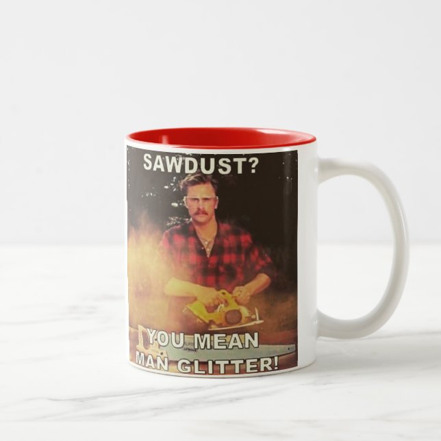 Caneca De Café Em Dois Tons Brilho do homem (Direita)