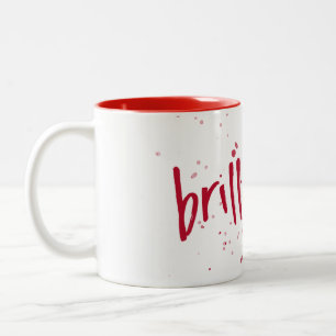 Caneca De Café Em Dois Tons Brilliant Red Splash