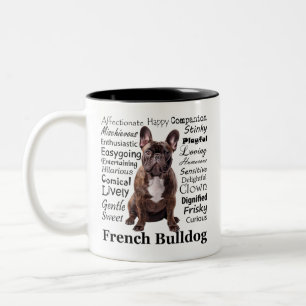 Caneca De Café Em Dois Tons Brindle French Bulldog Traits