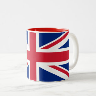 Caneca De Café Em Dois Tons British Flag Coffee Mug