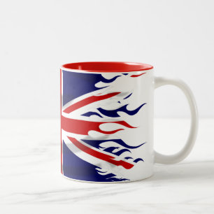 Caneca De Café Em Dois Tons British Flag Coffee Mug