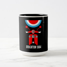 Caneca De Café Em Dois Tons British Mods 1964