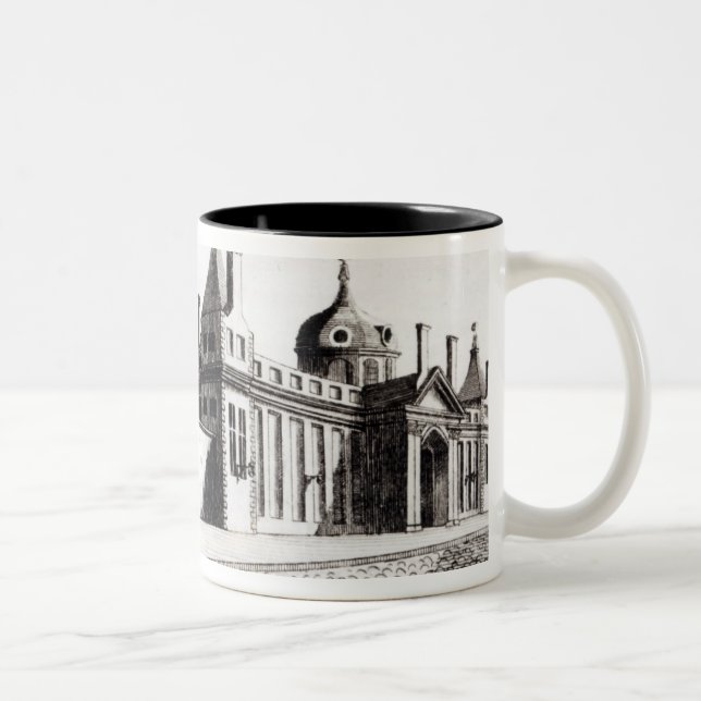 Caneca De Café Em Dois Tons British Museum na grande rua de Russell (Direita)