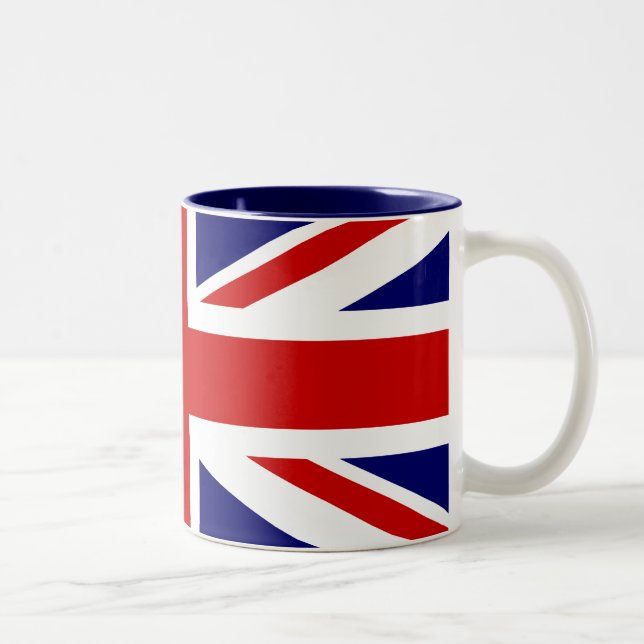 Caneca De Café Em Dois Tons British Union Flag Mug (Direita)