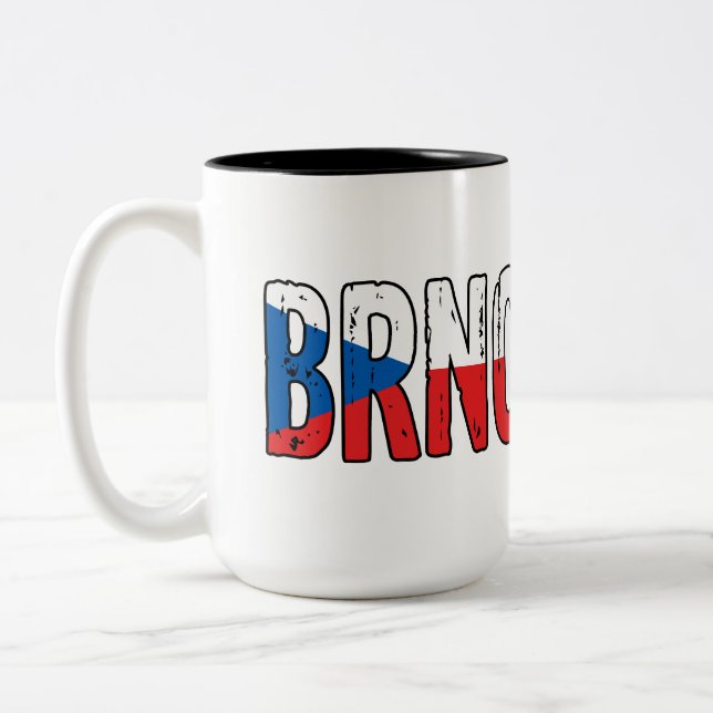Caneca De Café Em Dois Tons Brno República Checa (Esquerda)