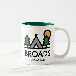 Caneca De Café Em Dois Tons Broads National Park