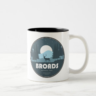 Caneca De Café Em Dois Tons Broads National Park Deer
