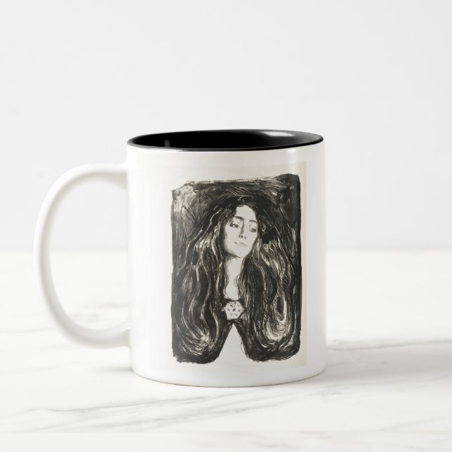 Caneca De Café Em Dois Tons Brooch Eva Mudocci Edvard Munch (Esquerda)