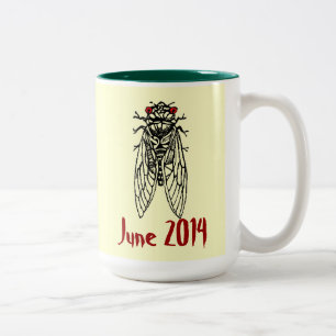 Caneca De Café Em Dois Tons Brood XXIII Cicada