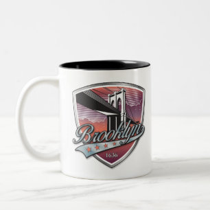 Caneca De Café Em Dois Tons Brooklyn Design Silver