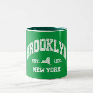 Caneca De Café Em Dois Tons Brooklyn, Nova Iorque