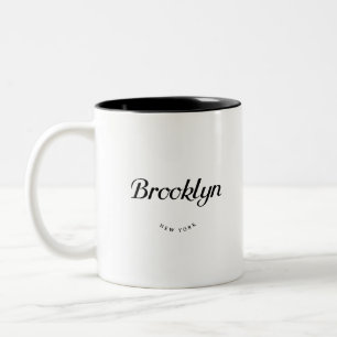 Caneca De Café Em Dois Tons Brooklyn NY