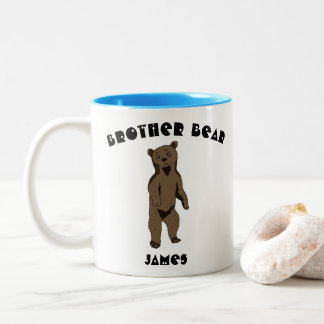 Caneca De Café Em Dois Tons Brother Bear Personalizada Com Café De Dois Tons