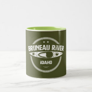 Caneca De Café Em Dois Tons Bruneau Rio Idaho Kayaking