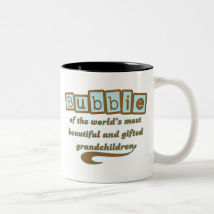 Caneca De Café Em Dois Tons Bubbie de netos dotado