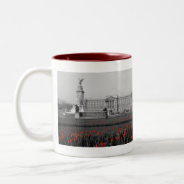 Caneca De Café Em Dois Tons Buckingham Palace Londres