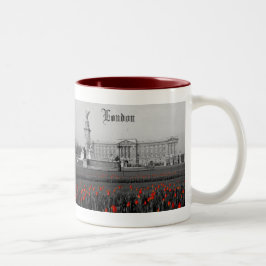 Caneca De Café Em Dois Tons Buckingham Palace Londres
